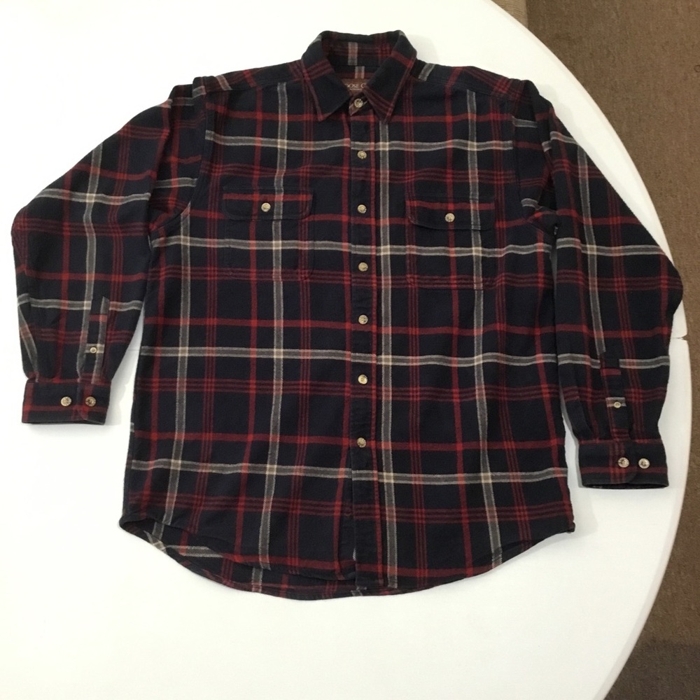 Moose Creek Plaid Heavyweight Flannel Shirt